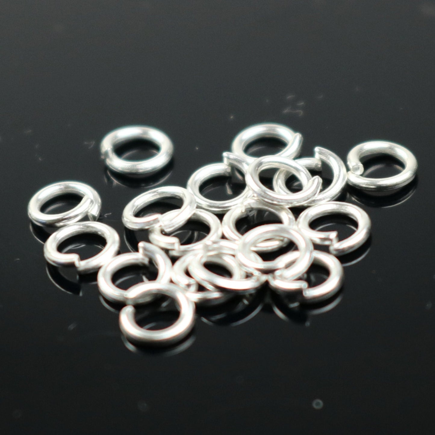 50 pcs Sterling Silver Lobster Clasp - 10mm Sterling Silver Plated Clasp with Open Jumpring (50pcs)