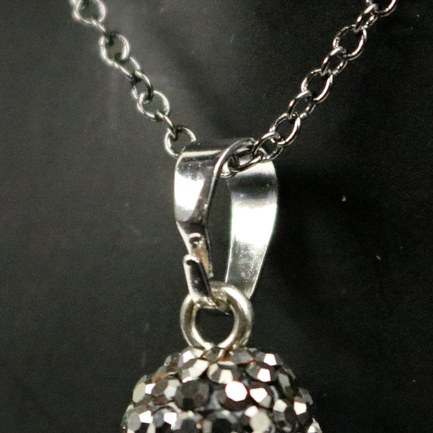 1, 5, 10pcs POINT Charm Point Pendant with 20 inch Matching Necklace, 38x8.5 mm - Brecciated Jasper, Cubic Zirconia & Gunmetal Edging