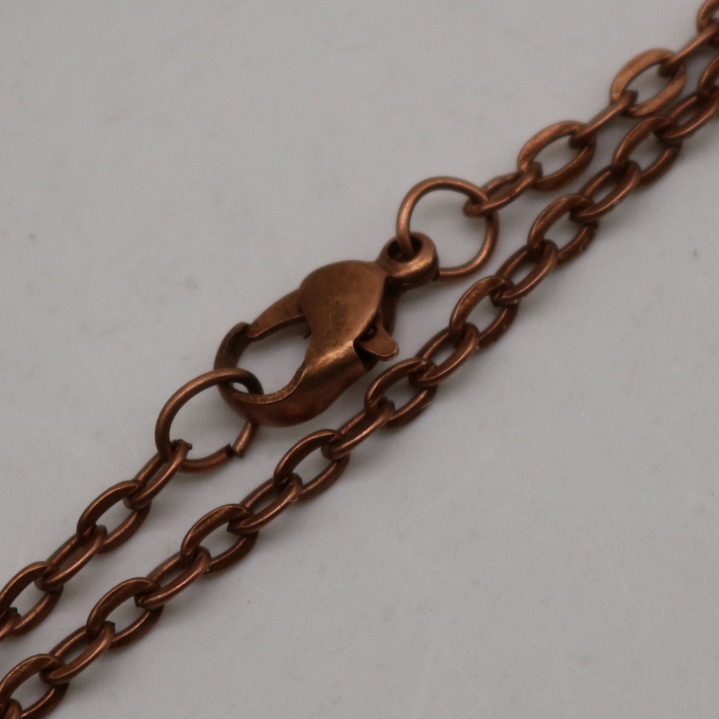 20 pcs of 24 inch Flat Cable Chain Necklace With Lobster Clasp - Antique Copper Plated - 3x4mm Link - Ship from California USA