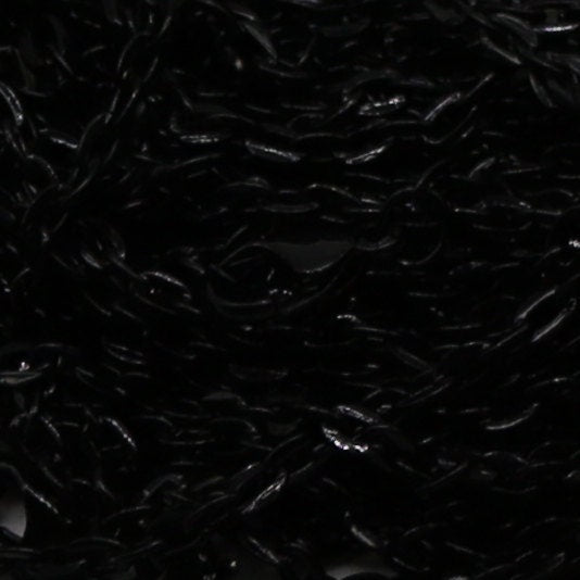 20 pcs of 24 inch Flat Cable Chain Necklace With Lobster Clasp - Black Plated - 3x4mm Link - Ship from California USA