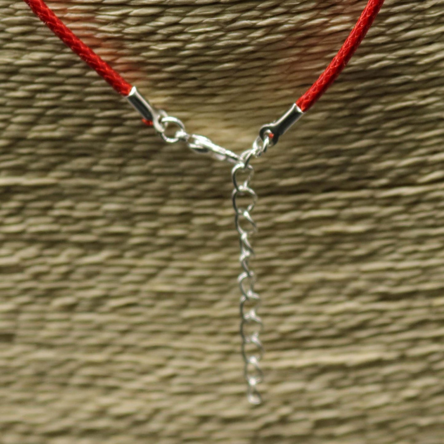 1/5/10/25/50/100pcs 1.5mm/2.0mm 18-20 inch adjustable compressed cotton quality necklace cord - Red