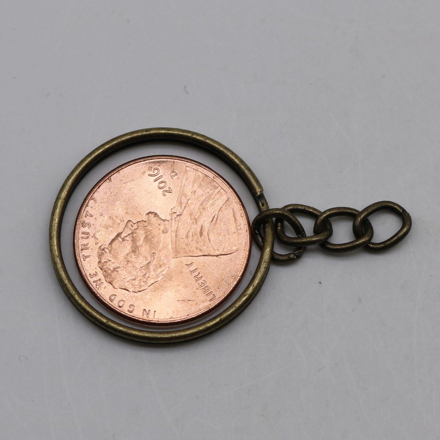 100 pcs Keychain Ring Clasps, Antique Brass Split Key Ring, Thicken Key Clasp, keychain fob, Pendants 24mm, Wholesale Lot Bulk Sale