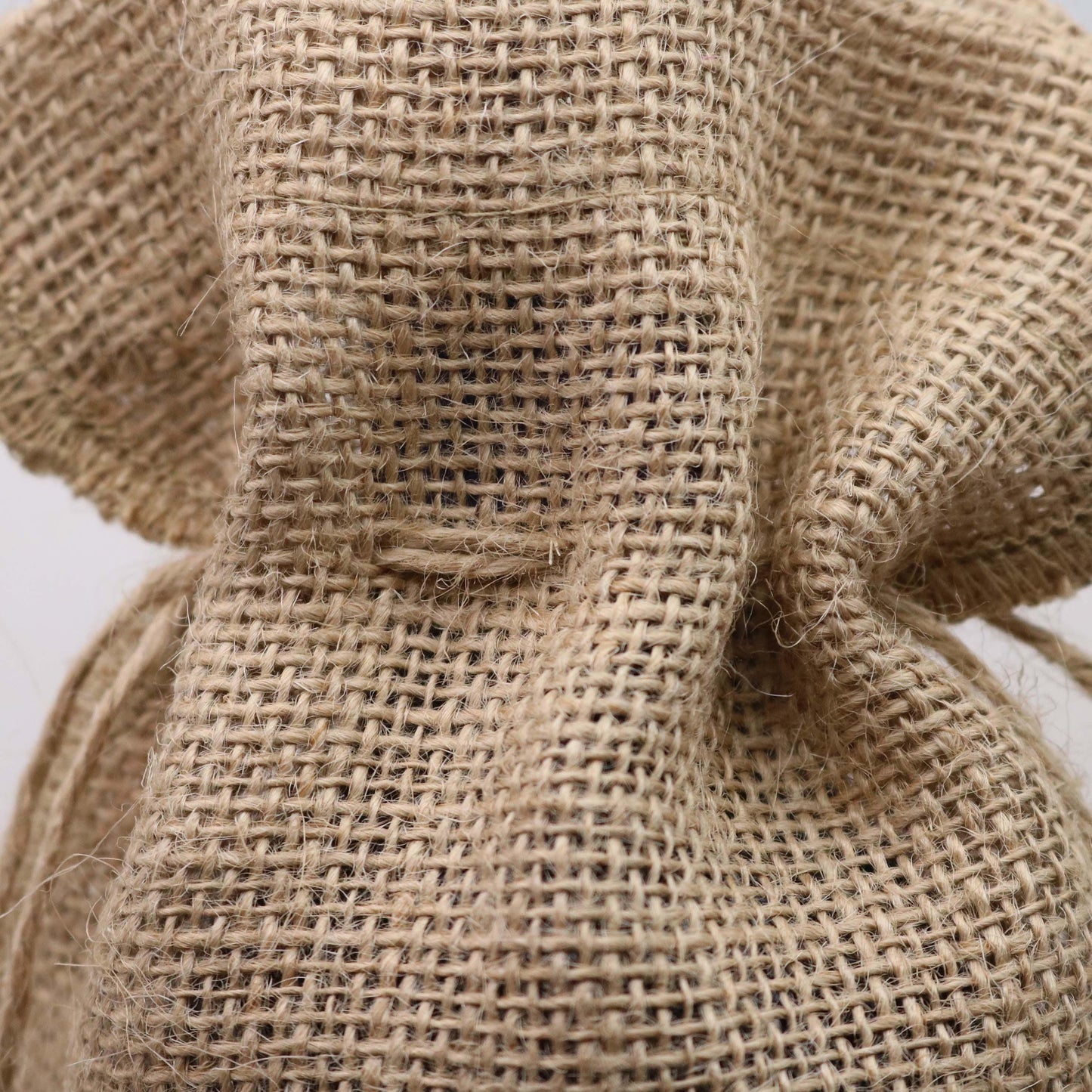 3 pcs of Burlap Wine Bag - 14" x 5" (35cm x 14cm) Natural Jute Burlap Bags - HEMP Bags Jute Bag - Jute Drawstring for Showers Weddings