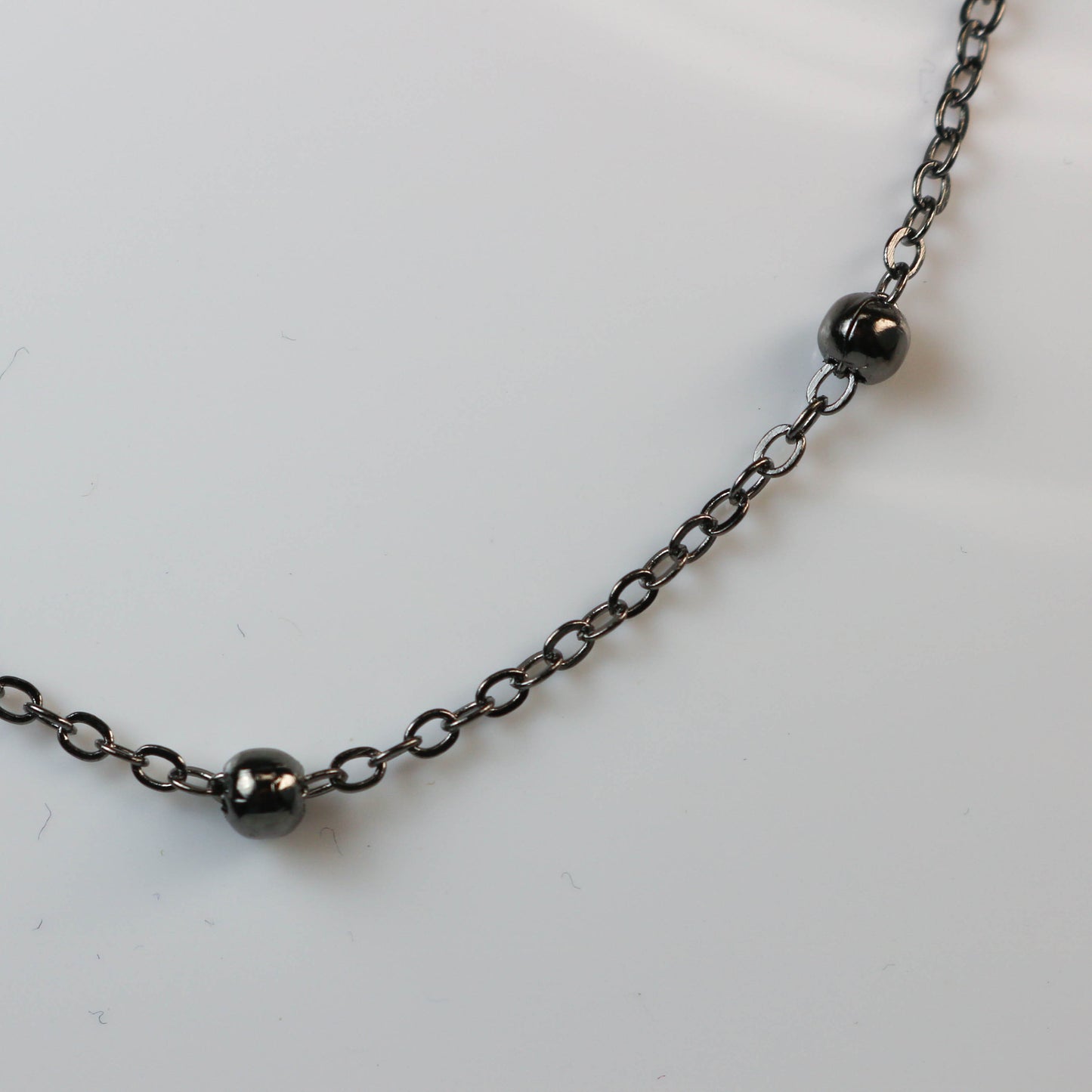 100 feet of Gunmetal Satellite LARGE Ball Bead Solder Cable Chain - 3x1.7mm Link - 4mm Ball - from California USA 317BBSAT