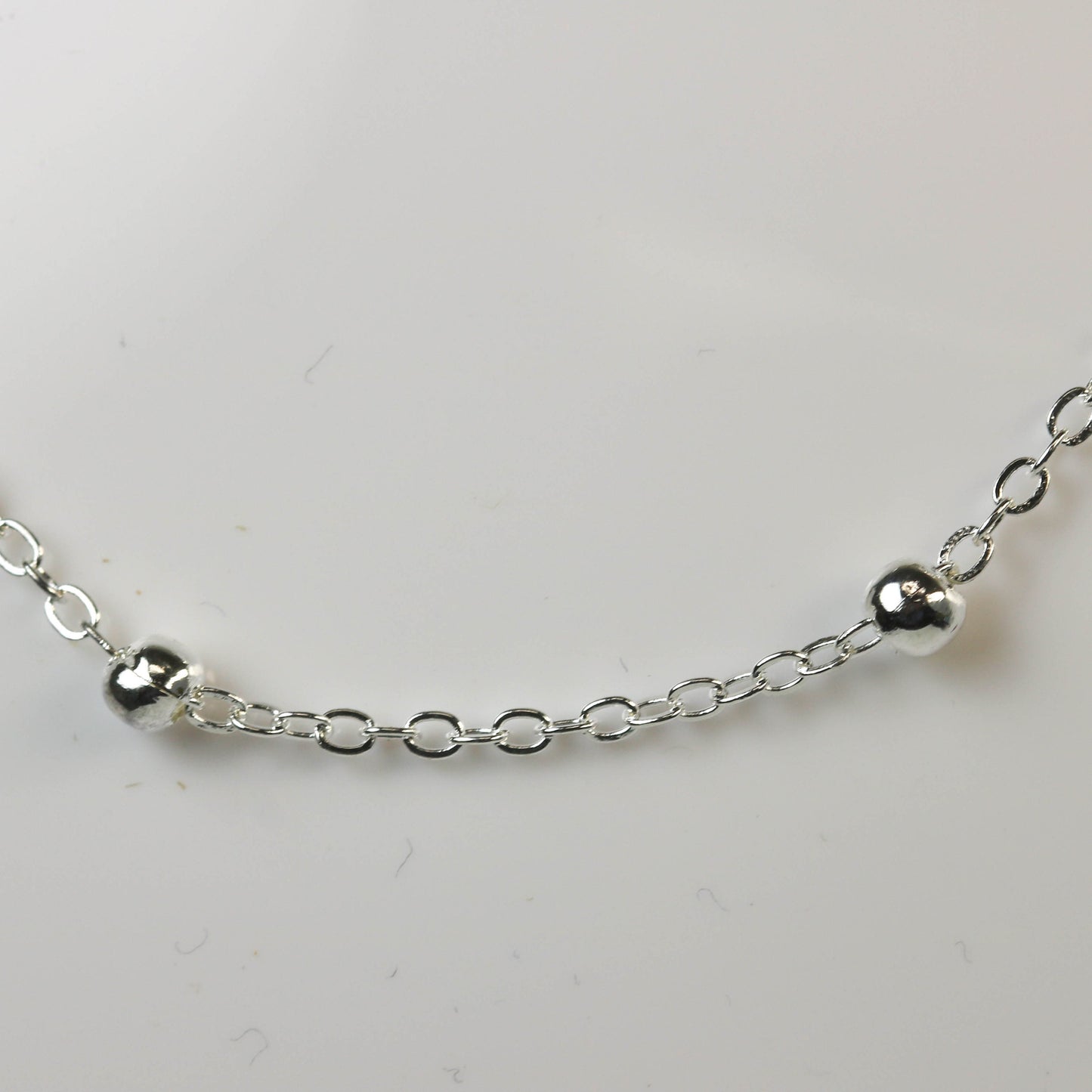 New 300 feet of Sterling Silver Plated Satellite LARGE Ball Bead Solder Cable Chain - 3x1.7mm Link - 4mm Ball - 317BBSAT