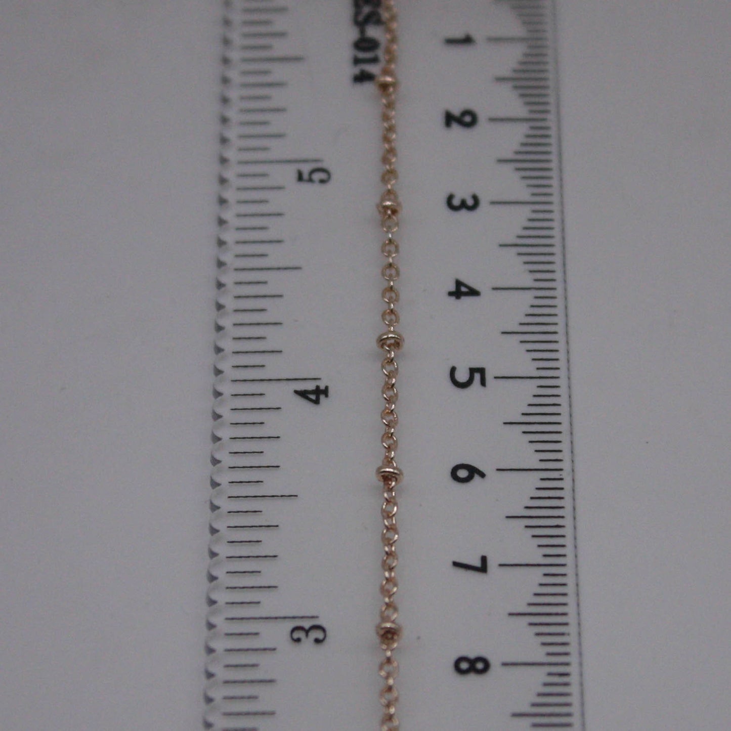 32 feet TARNISH Resistant Free SATELLITE Champagne/Pinky Gold Plated Ball Cable Chain - 2.0x1.4mm SOLDER - AT2014SAT