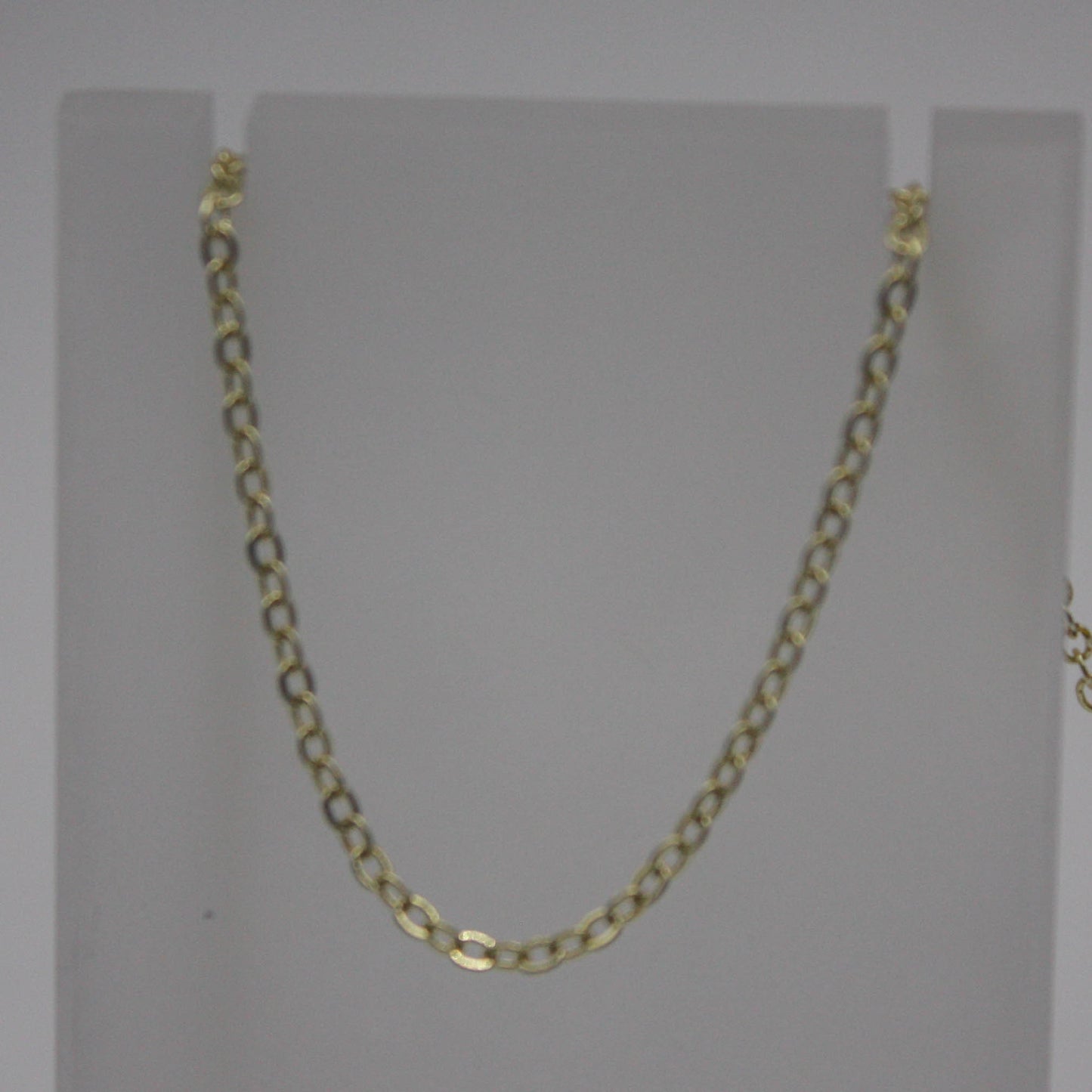 32 Ft Non Tarnish Flat Cable Chain - 18K Gold Flat Chain - 3x1.7mm SOLDER - Anti Tarnish Free Resistant Soldered Cable - AT317F