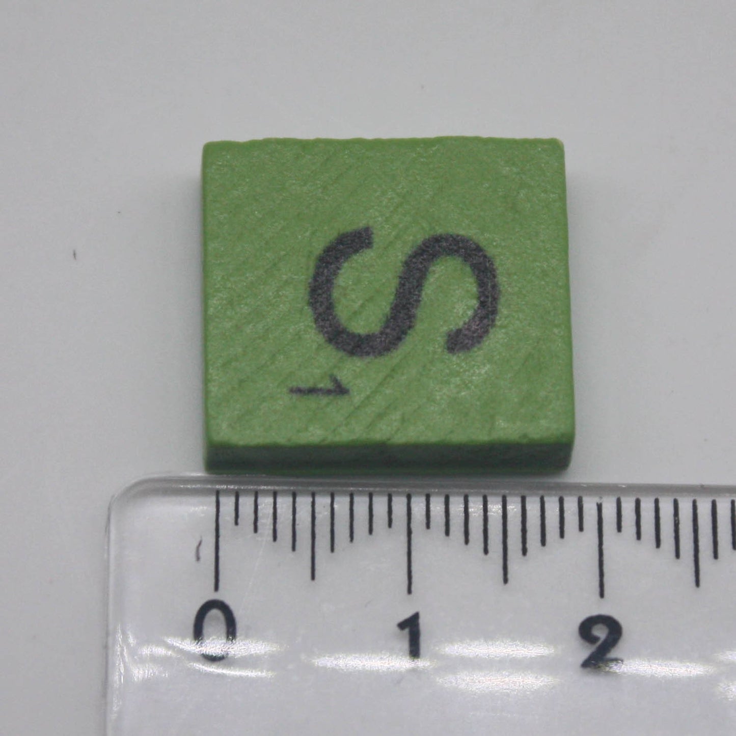 100 Pcs Wooden Scramble Scrabble Letters Tiles - GREEN Color Scrambble Tile - 18mm x 20mm - Complete 100 Pcs Set - Wedding Scrapbook