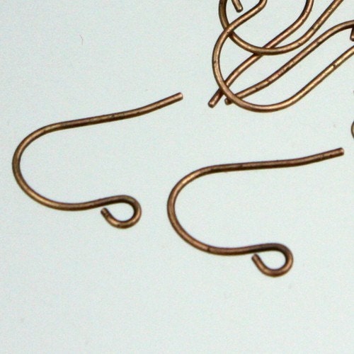 SALE Sale 300 pcs of Antique Copper Finished on brass earrings hook 20X11mm