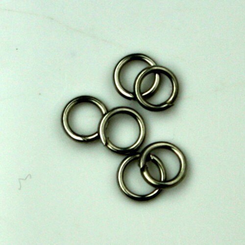 500 pcs of Rhodium Plated Jumpring Jump Ring - 5mm - 21G 0.7mm