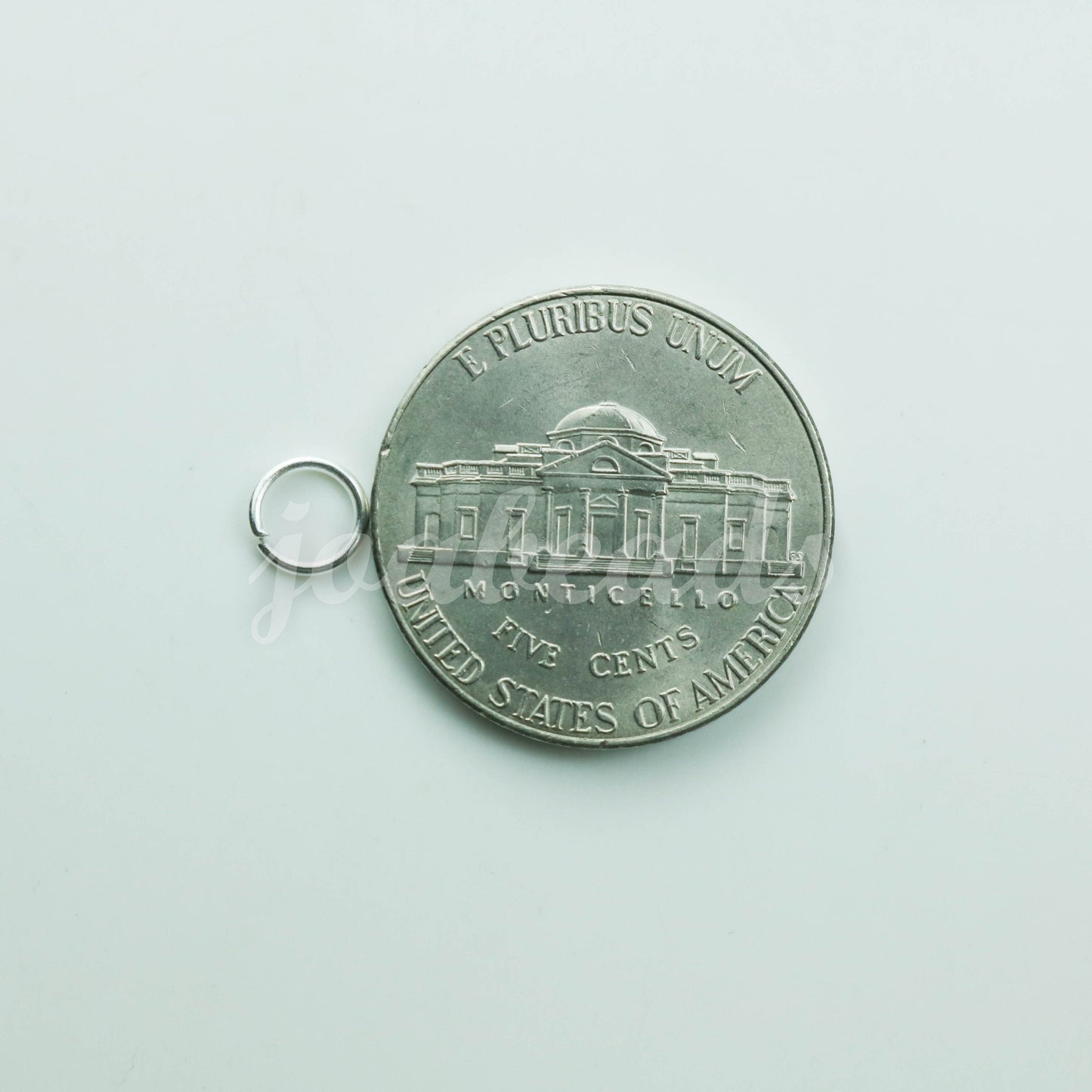 500 Pcs Sterling Silver Plated Jump Rings Jumprings - 5mm 21 Gauge 21G (0.7mm) - Bulk Wholesale Jump Rings - ship from California USA