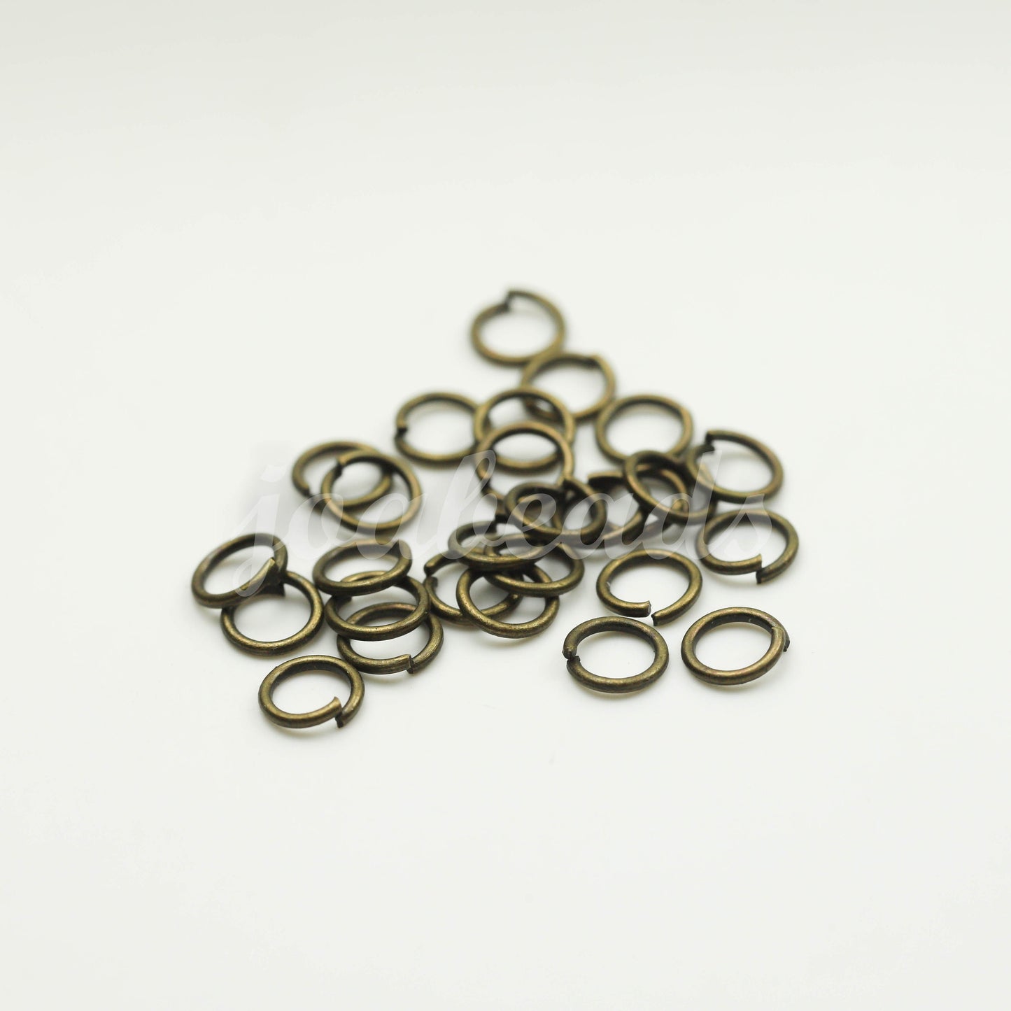 500 Pcs Antique Brass Jump Rings Jumprings - 5mm 21 Gauge 21G (0.7mm) - Bulk Jump Rings Wholesale Jump Rings - ship from California USA
