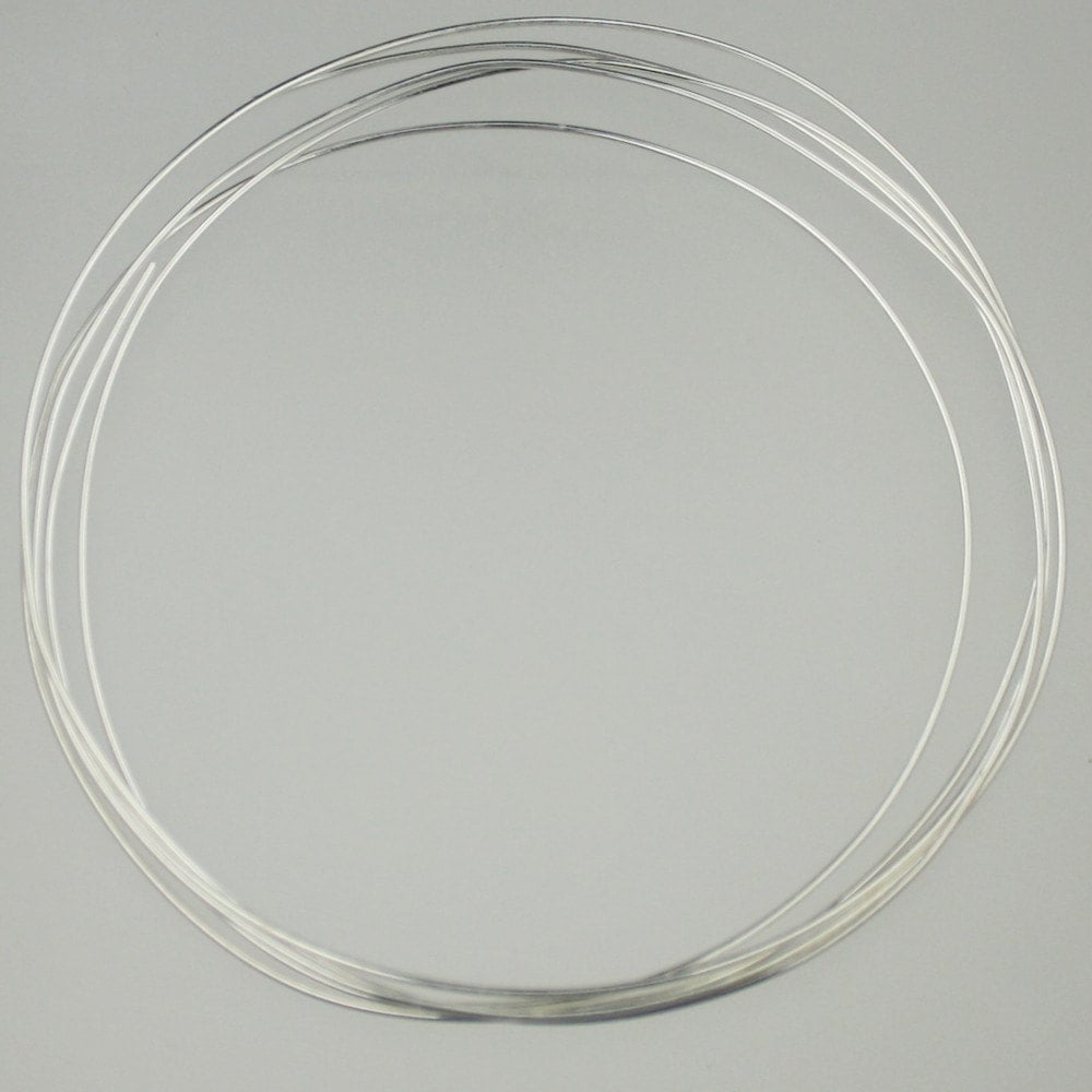 3ft of 21G Sterling Silver round wire Half-Hard