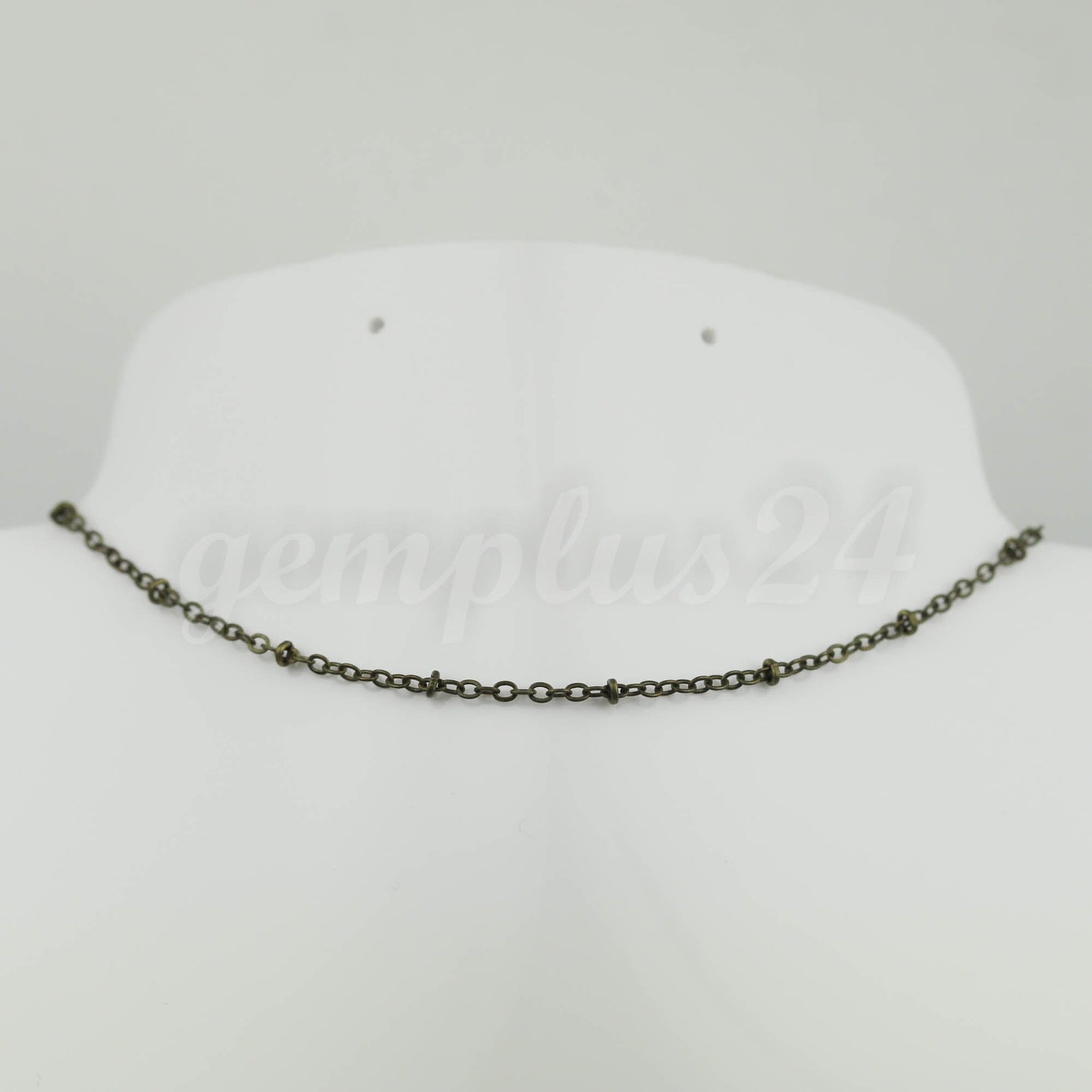 3 ft Antique Brass Satellite Chain Flat BALL Chain - 3x1.7mm SOLDERED link - Antique Bronze Tiny Small Ball Flat Cable - 317SAT