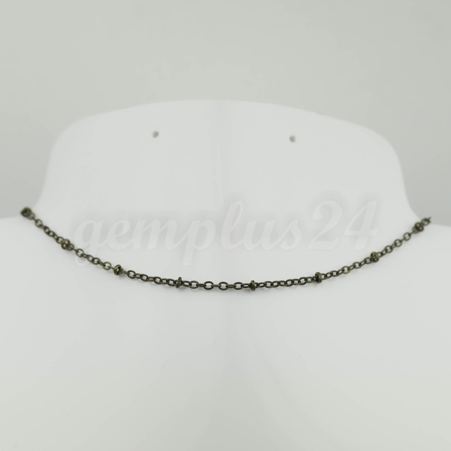 32 ft Antique Brass Satellite Chain Flat BALL Chain - 3x1.7mm SOLDERED link - Antique Bronze Tiny Small Ball Flat Cable - 317SAT