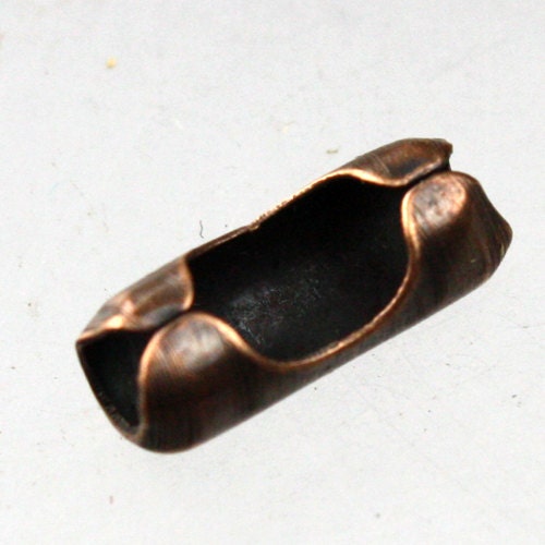 NEW New 50pcs of Antique Copper finished BIG ball chain connector for 3.2mm - Insert Type