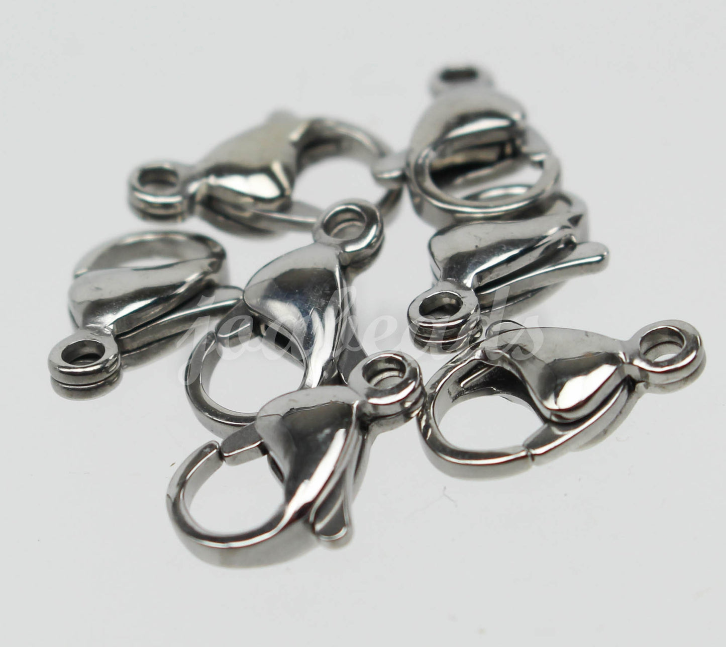 Stainless Steel Lobster Clasp - 13mm 13x8mm - Solid Stainless Steel - Jewelry Class Quality - ALL Hand Polished High Qualtity Lobster STLOB