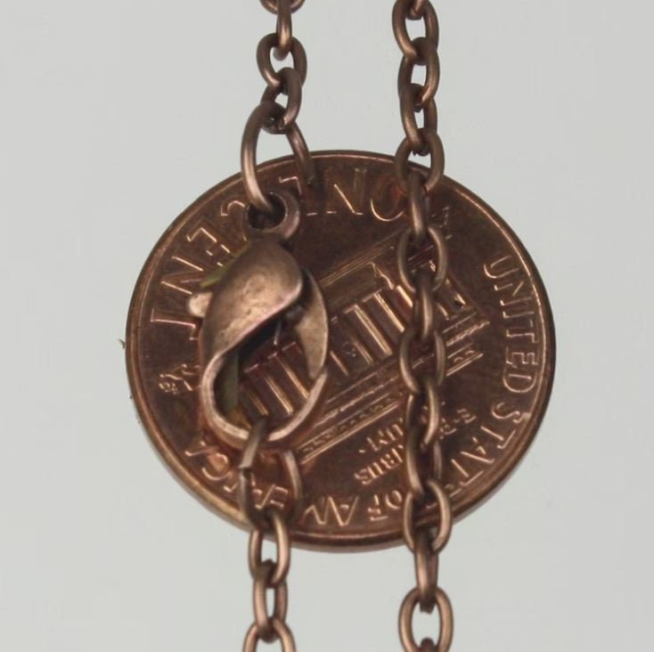 24 inch Pre Made Cable Chain Necklace With Lobster Clasp - Antique Brass/Copper/Rhodium/Gunmetal Plated - 3.8x2.6mm Link - 0.7mm Wire
