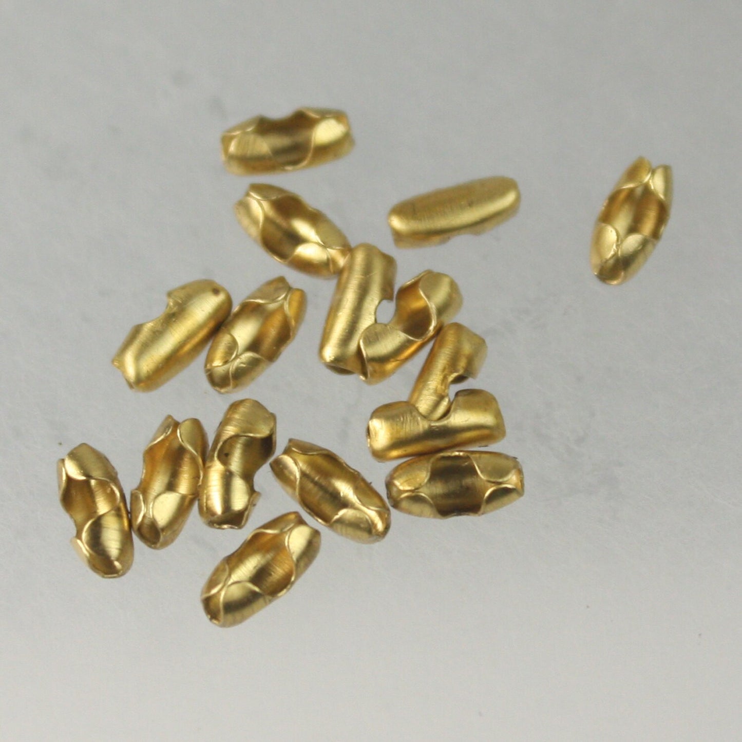 10 feet raw Brass Ball Chain of FACET micro ball chain bulk chain - 1.2mm ball