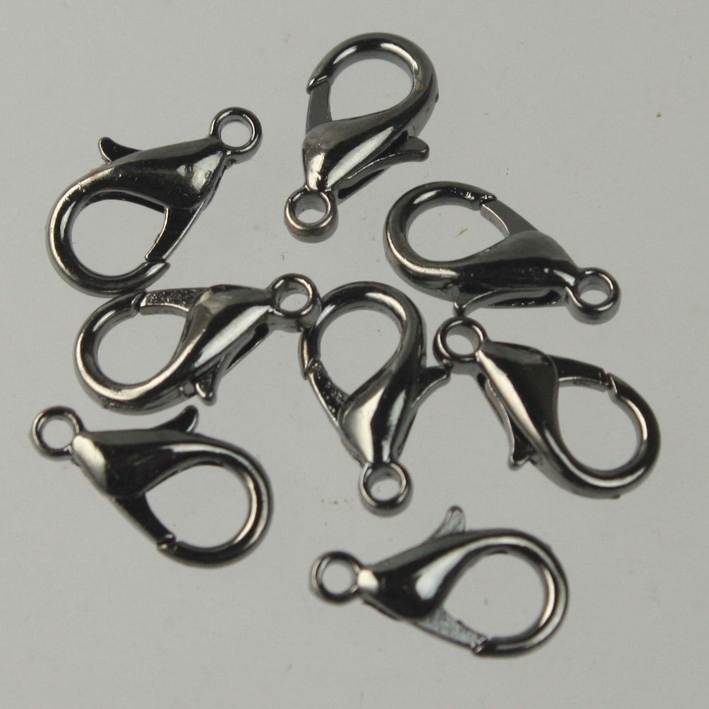25 pcs of Gunmetal BIG Large lobster claw clasp - 14x8mm- LOB14