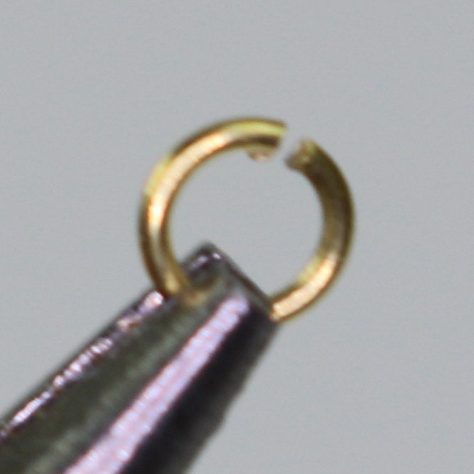 250 RAW Brass Bronze Jump Rings Jumprings - 3mm 24 Gauge 24G (0.5mm) - ship from California USA