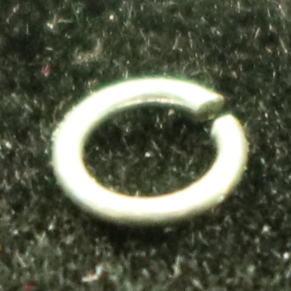 100 Silver Open Jump Rings - 3mm 24Gauge 24G 0.5mm - Sterling Silver Open Jumprings