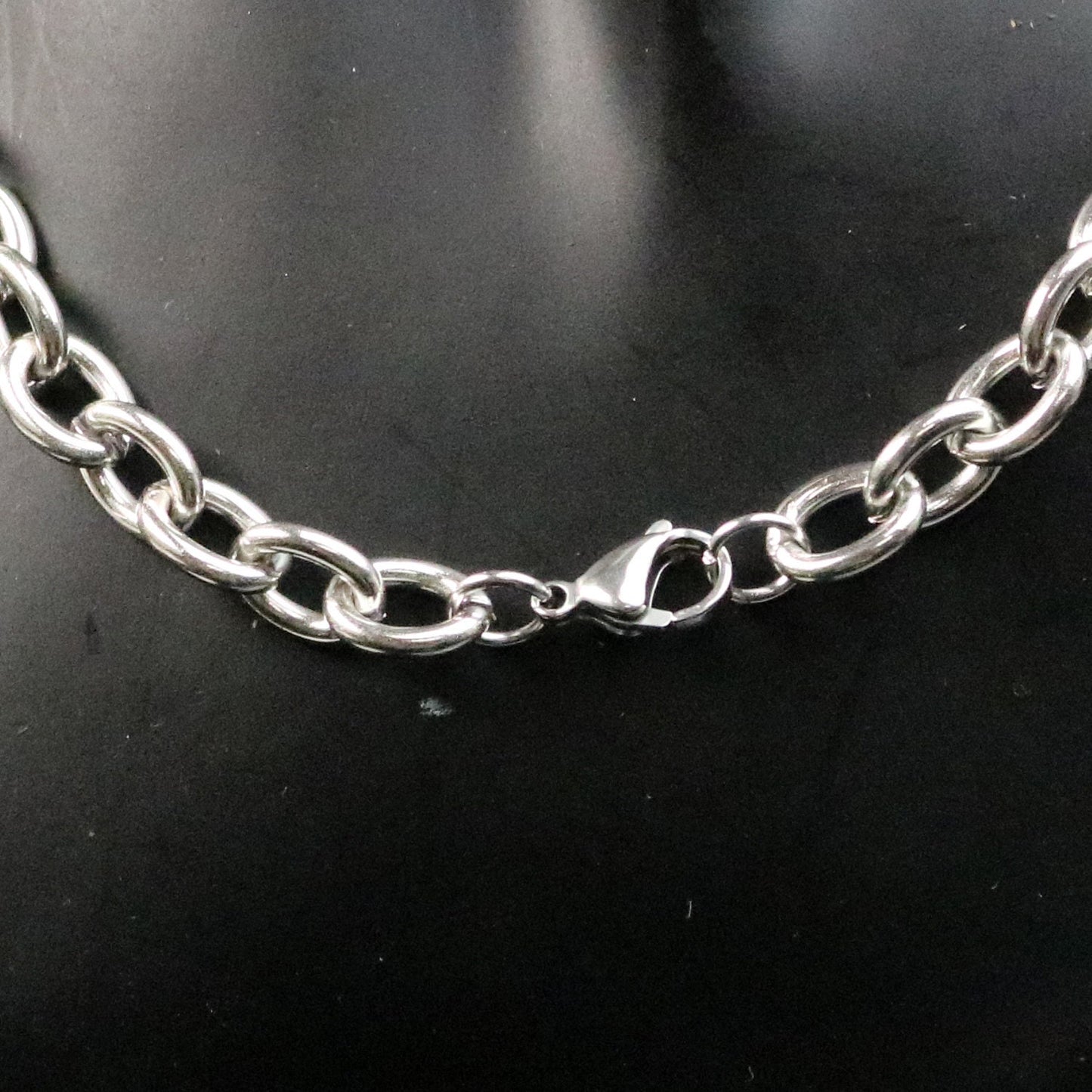 Stainless Steel MEN's Chunky Cable Chain Necklace - 22 inch (55 cm) 2.0mm Thickness