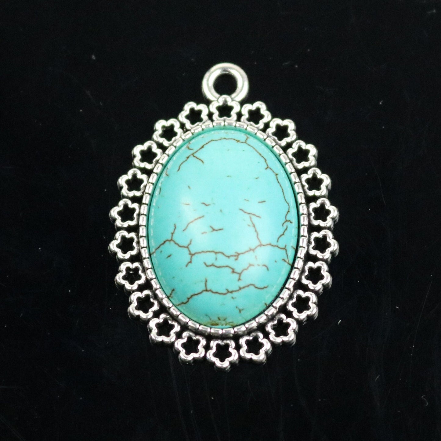 10 Bezel Pendant Trays 18x25mm - Antique Silver Oval Tray - Cabochon Tray Vintage Style Pendant Blanks Cameo Bezel Setting - 11/16x1 inch