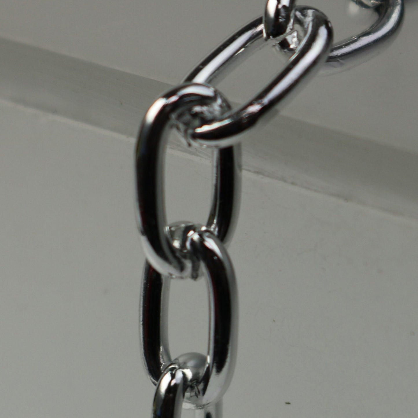 10 ft Aluminum Cable Chain - Silver TARNISH Resistant Tarnish FREE Anti Tarnished Silver Finished - 12x7mm 1.8mm thickness Chunky - A025