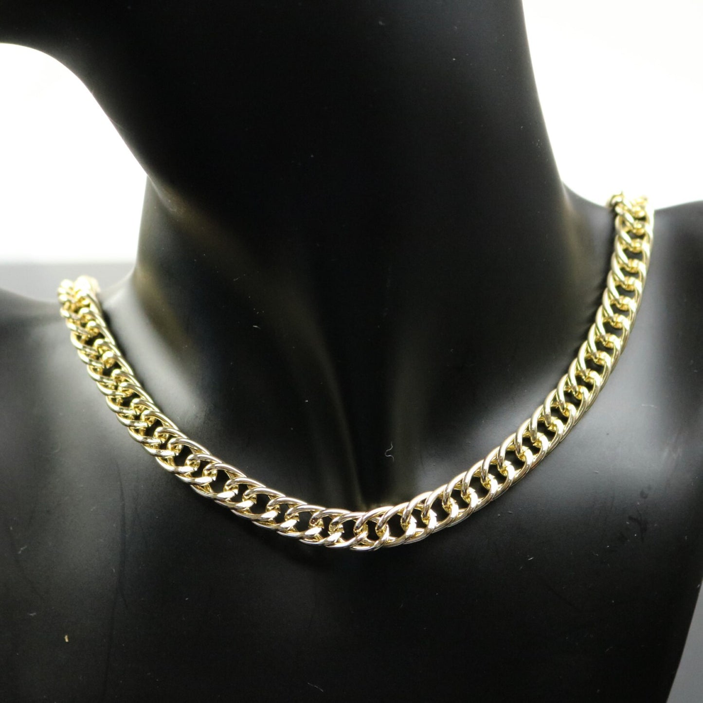10 ft Aluminum Chain DOUBLE Curb Chain - Gold TARNISH Resistant Tarnish FREE Anti Tarnish Gold Finished - double 11x7mm 1.4mm Chunky