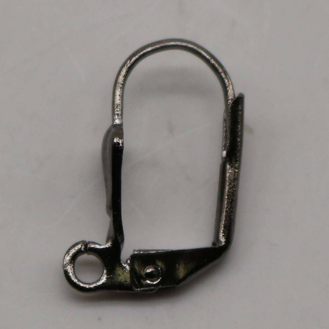 NEW 50 Gunmetal SHELL Up Leverback Earrings earwire - 19x14mm Brass Earring Lever Back - ELL14