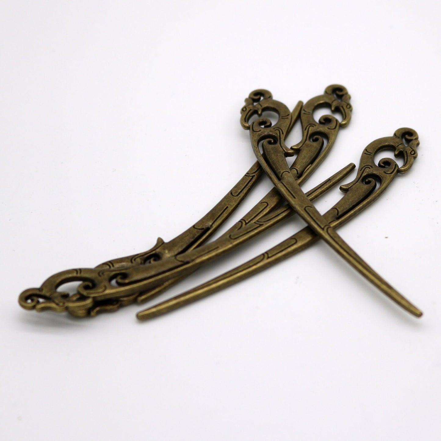 5 pcs of Alloy Bookmark with Loop - 93mmx15mm Antique Brass - We ship from California USA