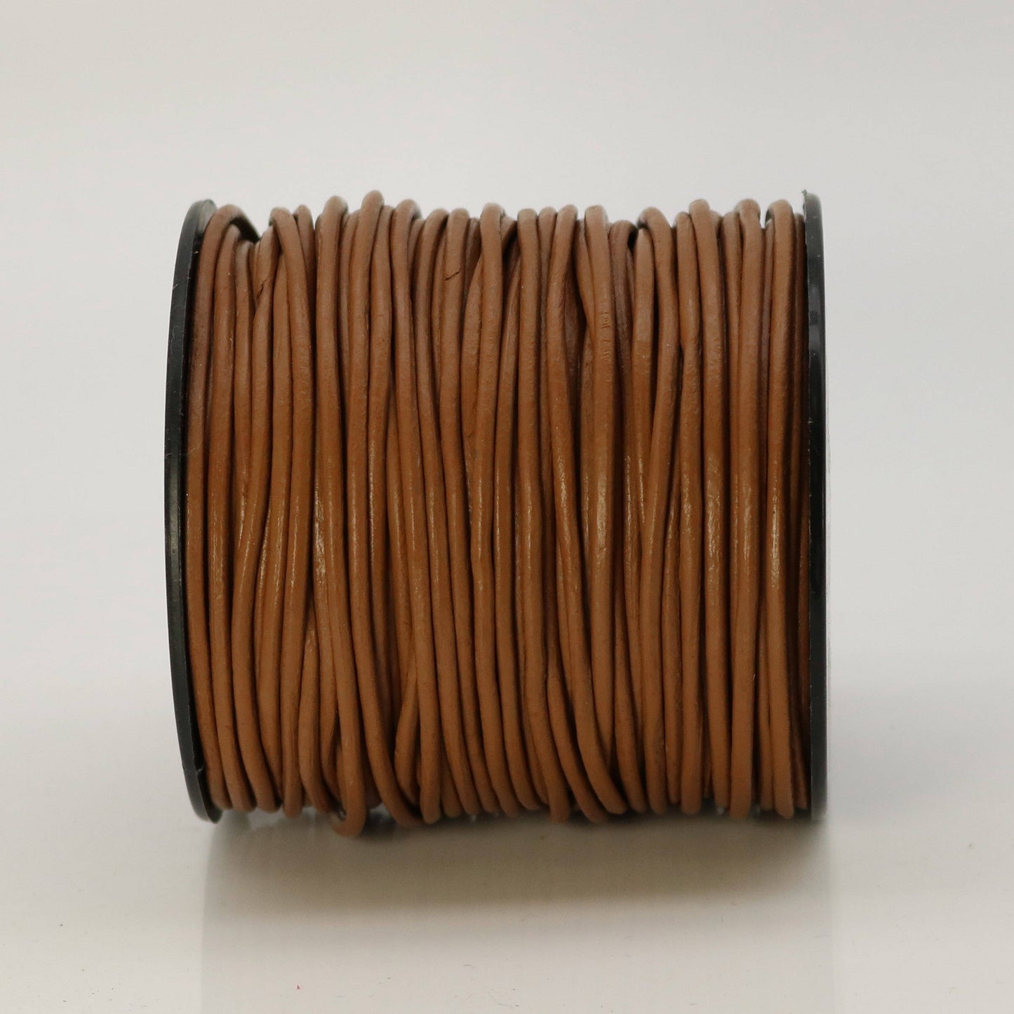 5 feet Brown Leather Cord - 2mm Genuine Leather Round Cord (19) - USA Seller