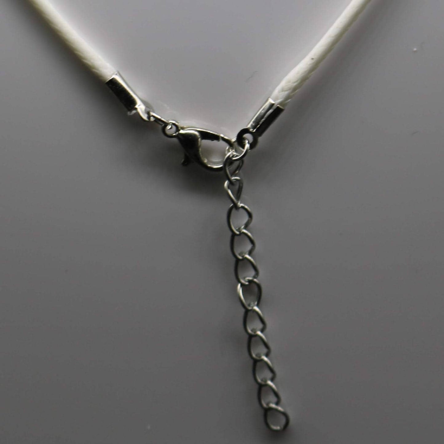 NEW 100 pcs 2.0mm 18-20 inch Adjustable compressed cotton quality necklace cord - White