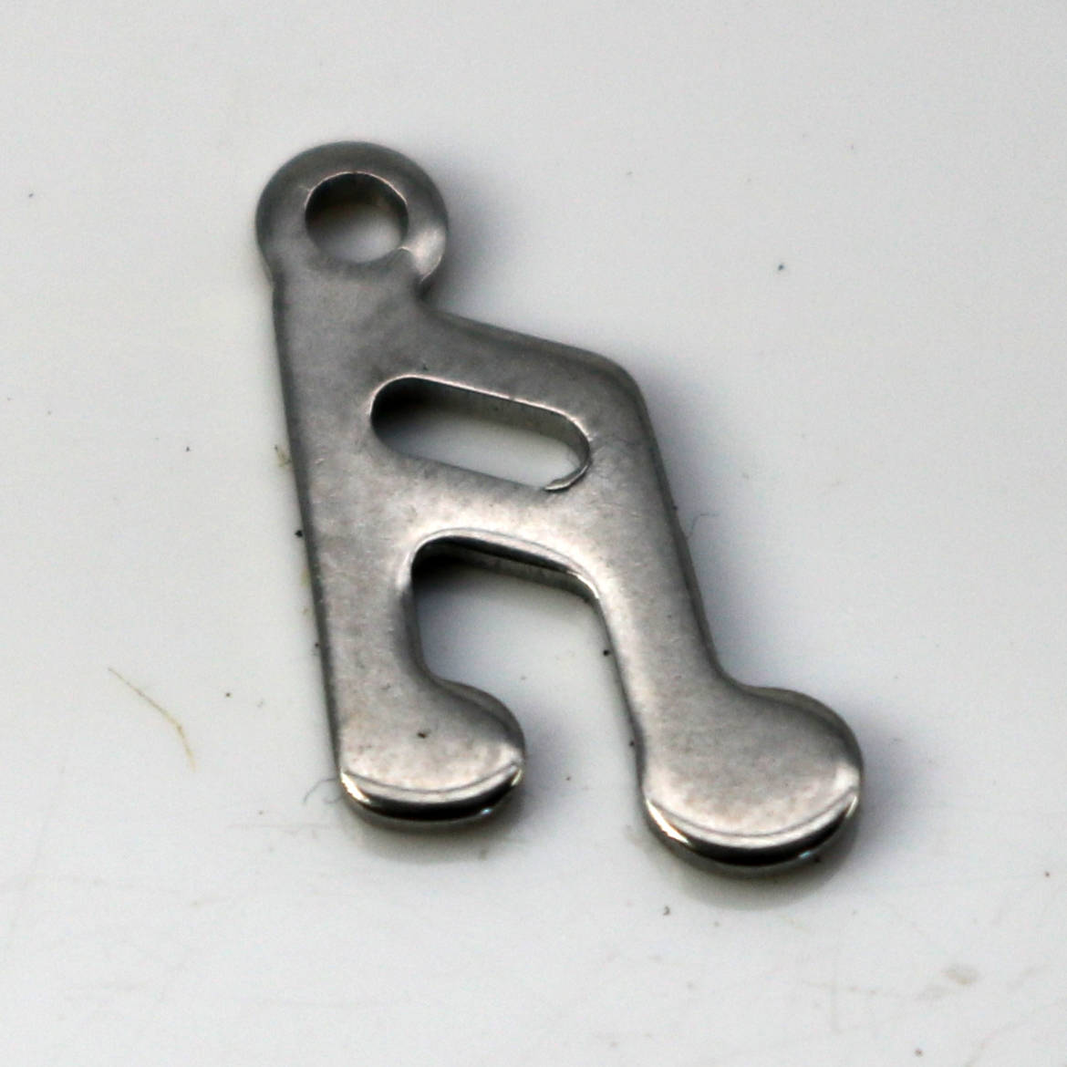 10 pcs Stainless Steel Drop Tags Charms Pendant - Music note charms Drop Tag - 8x15mm 19gauge 19G (0.9mm Thickness)
