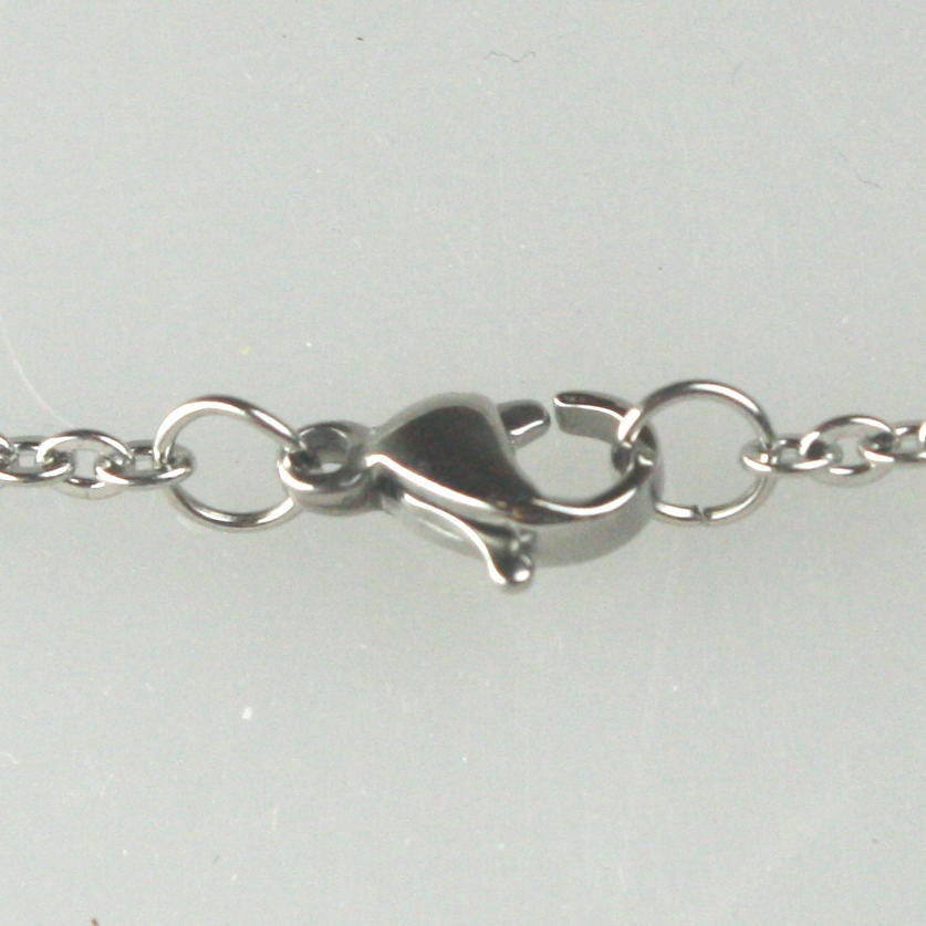 Ready to Wear Stainless Steel Flat Cable Chain Necklace - 2.9x1.7mm - 0.4mm - 16/18/20/24 inch - with High Quality Lobster Clasp - STNECT04