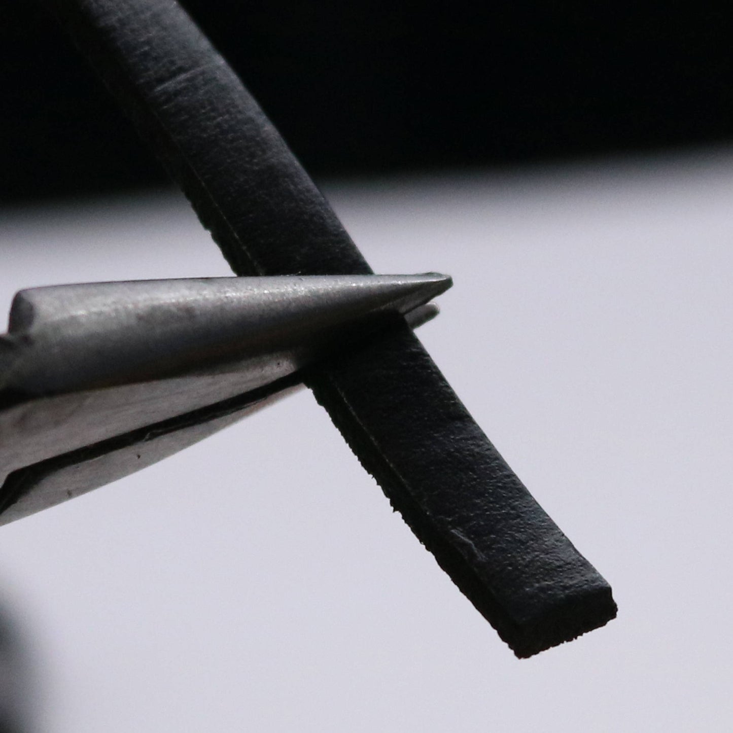 1/4 inch 6mm x 84" Black Genuine Leather Strap - Premium Quality Real Leather - 7 Feet Long - 1/4 Inch / 6mm Flat Strip -Ship USA