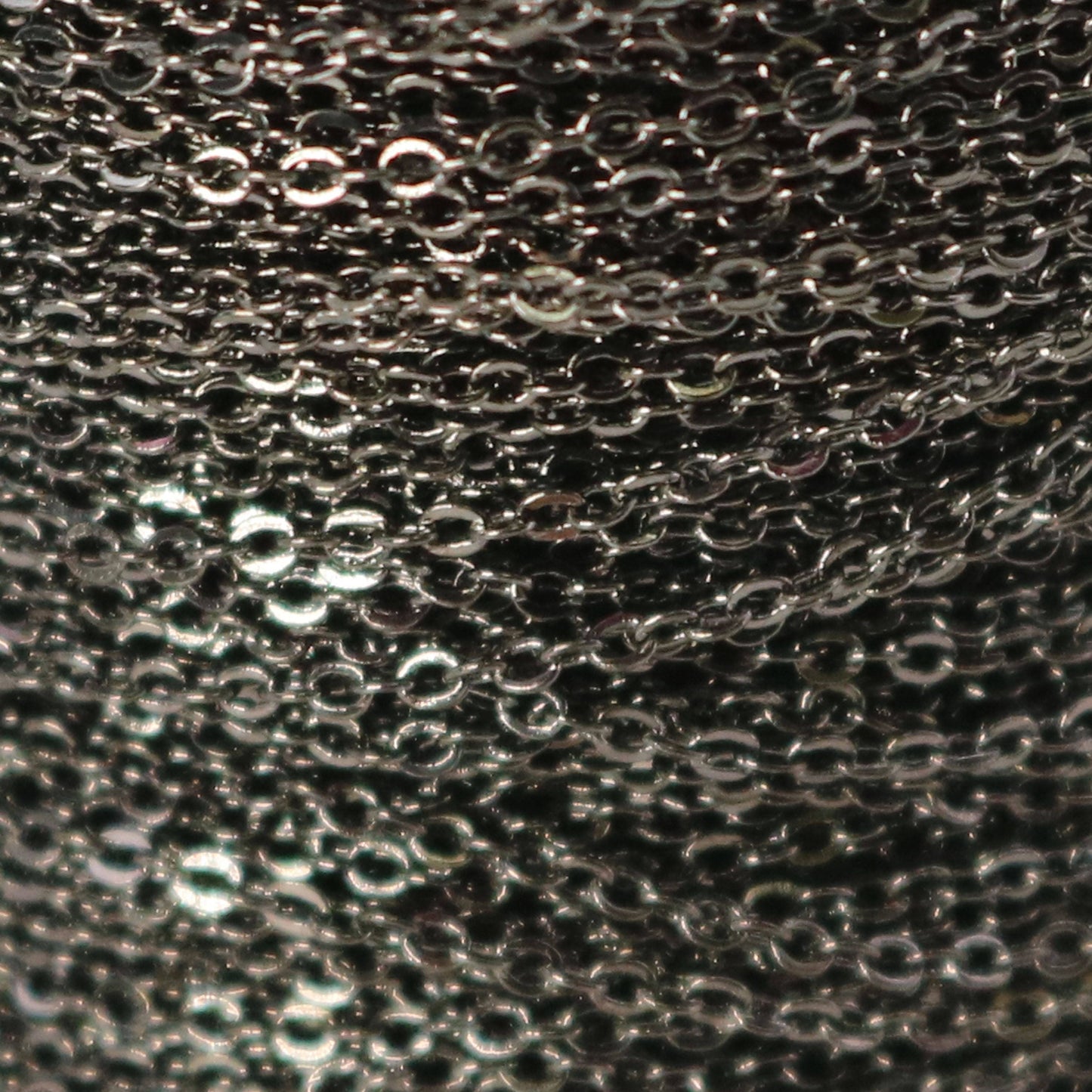 32 feet Gunmetal Plated Micro Flat Chain - 1.5x1.2mm SOLDER Chain - little Small Flat Soldered Cable - Ship from California USA - 1512F