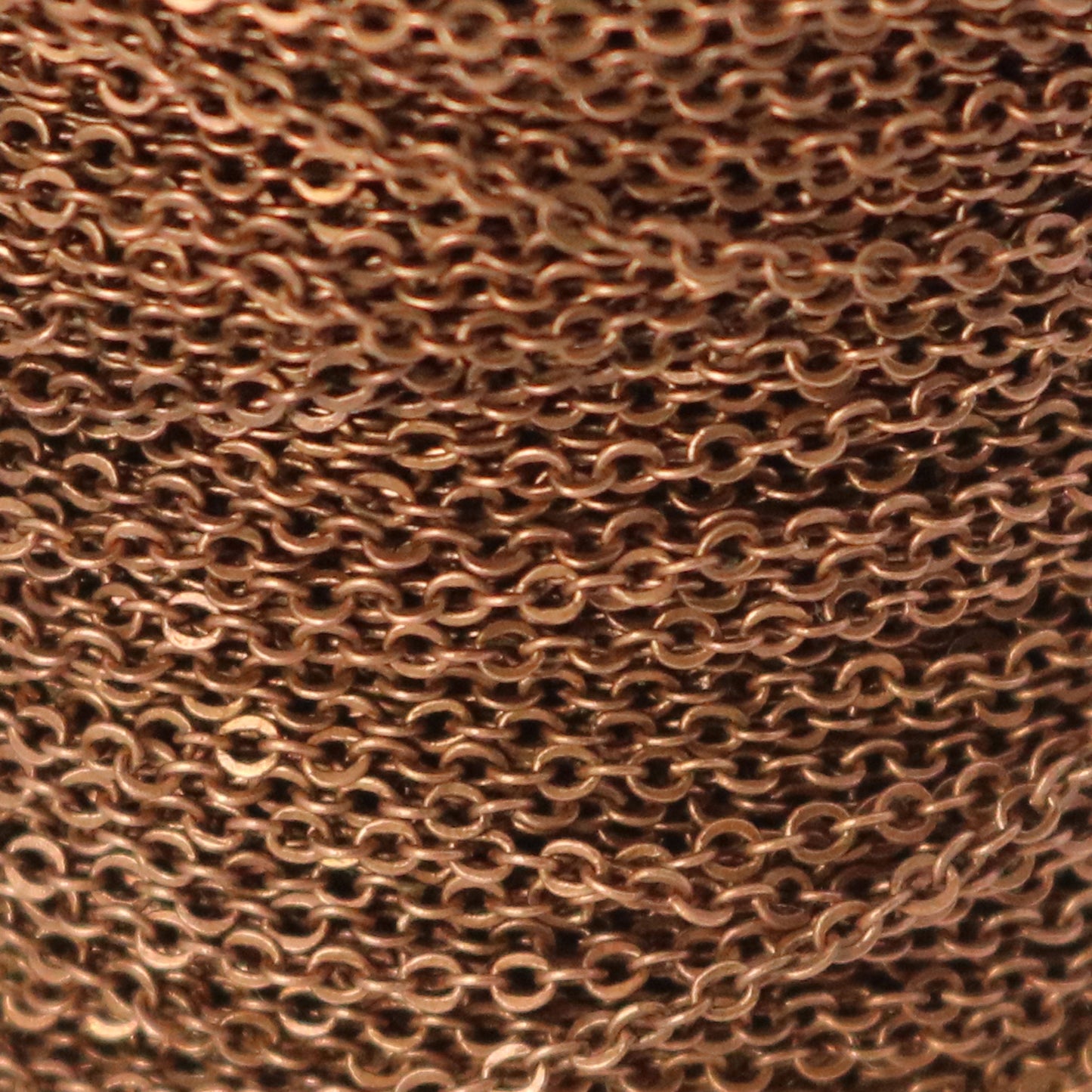 10 feet Antique Copper Micro Flat Chain - 1.5x1.2mm SOLDER Chain - Little Small Flat Soldered Cable - 1512F