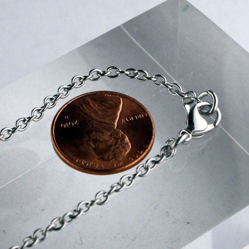 Ready to Wear Stainless Steel Cable Chain Necklace - 3x2mm - 0.6mm - 16/18/20/24 inch - with High Quality Lobster Clasp - STNEC06