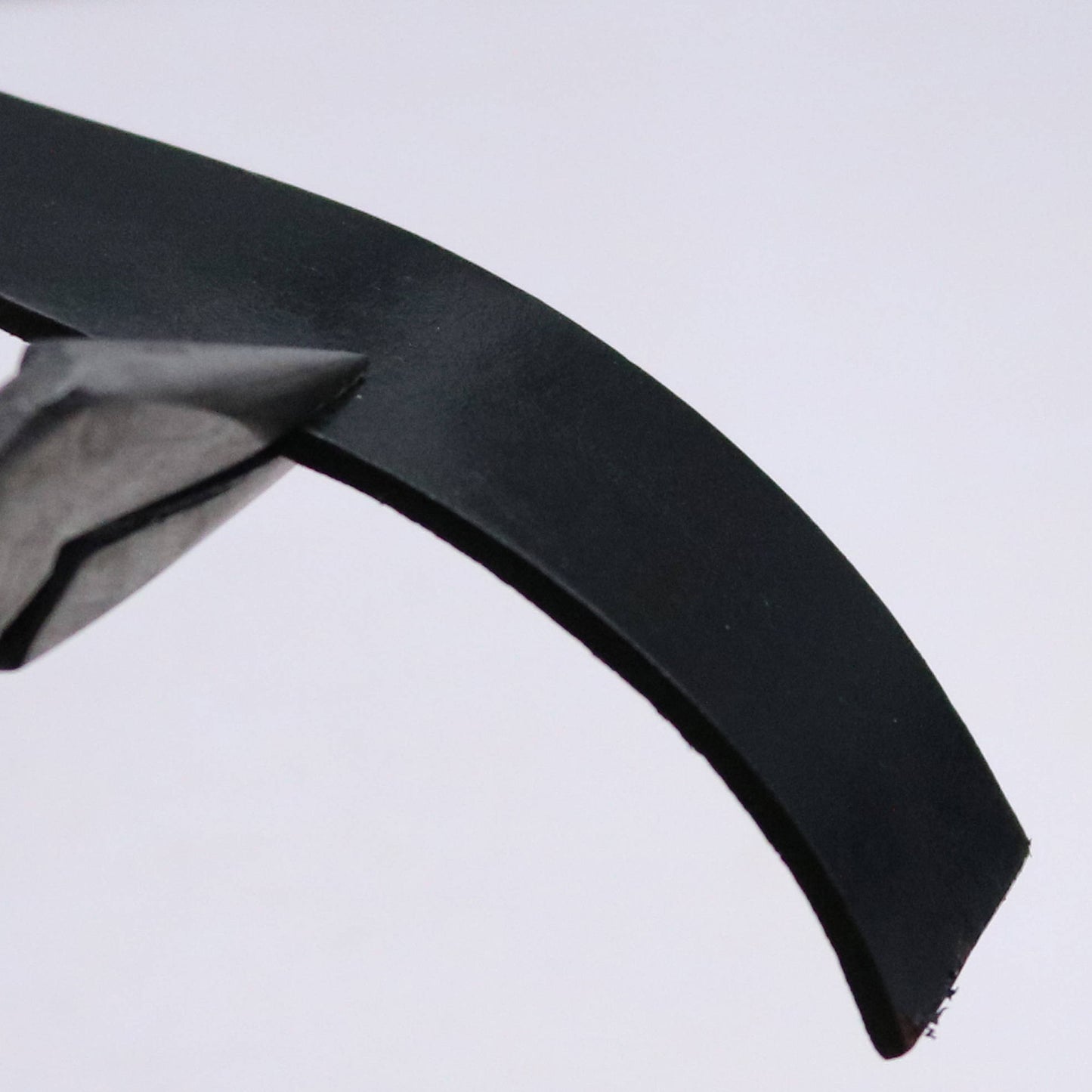 1 inch x 84" Black Genuine Leather Strap - Premium Quality Real Leather - 7 Feet Long - 1 Inch / 25mm Flat Strip - Ship from California USA