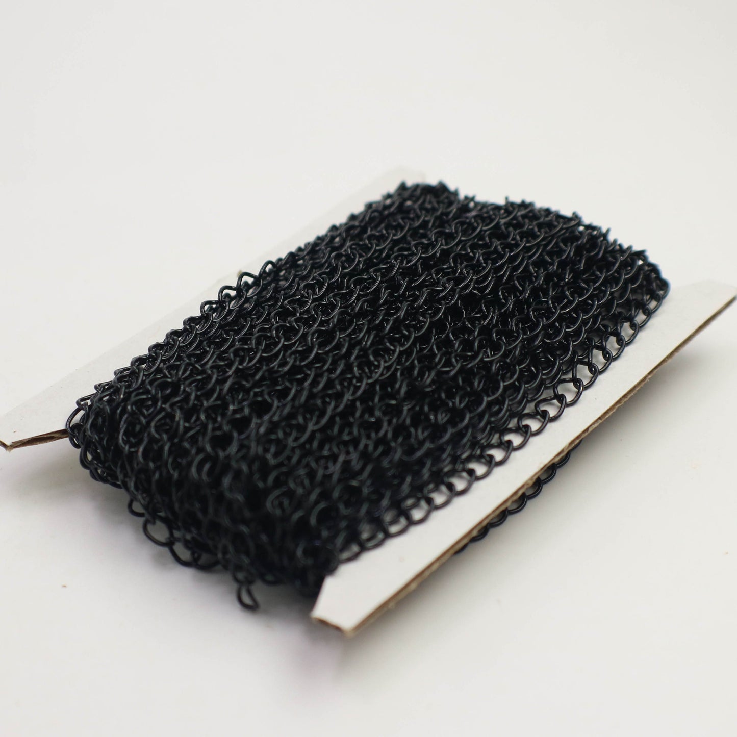 New Sample 3 ft Black SOLDER Curb Chain EXTENDER Chain - 3.8x4.5mm Soldered Link