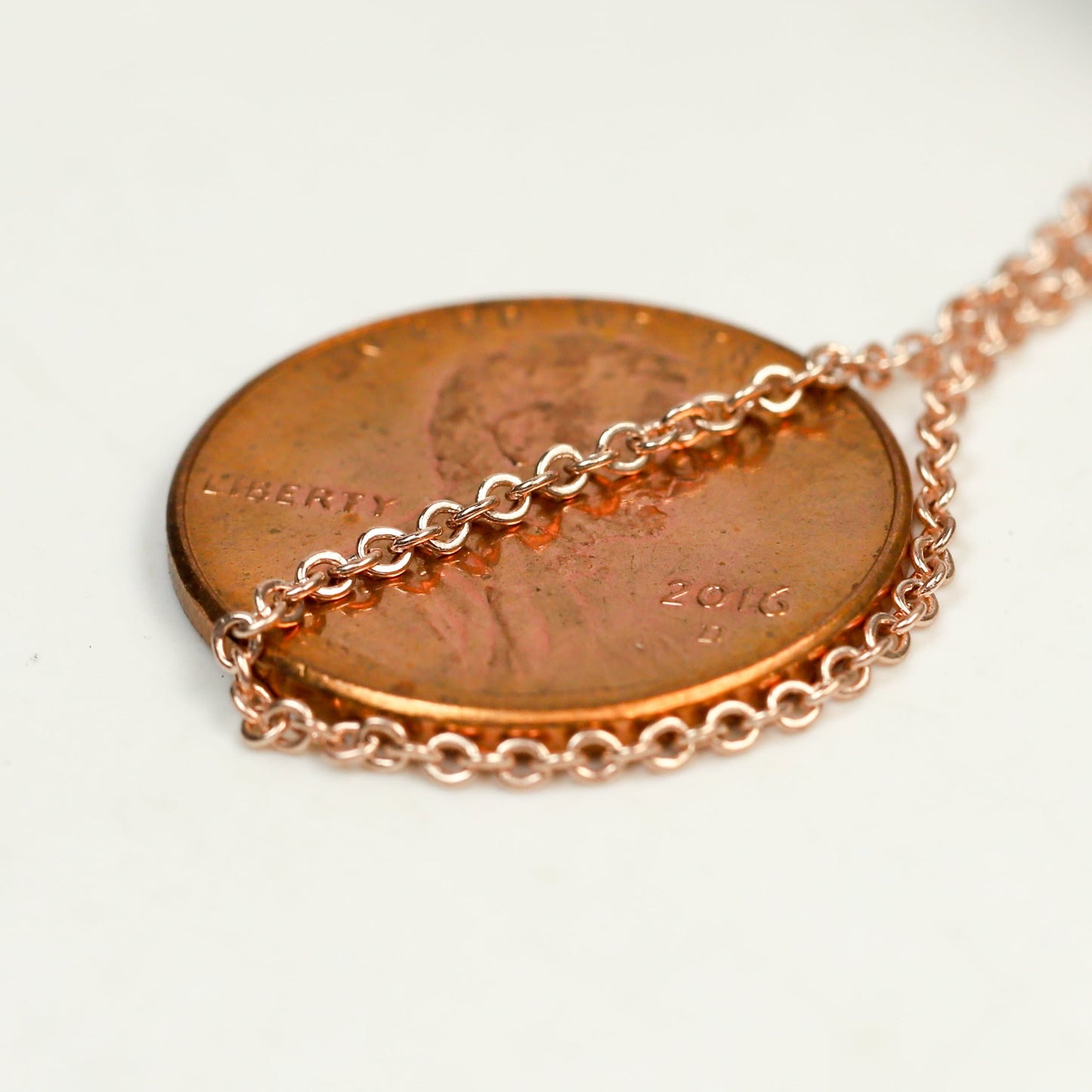 100 Ft. Non Tarnish Flat Cable Chain - ROSE Gold Micro Flat Chain - 1.5x1.2mm SOLDER - Anti Tarnish Free Resistant Cable - AT1512F