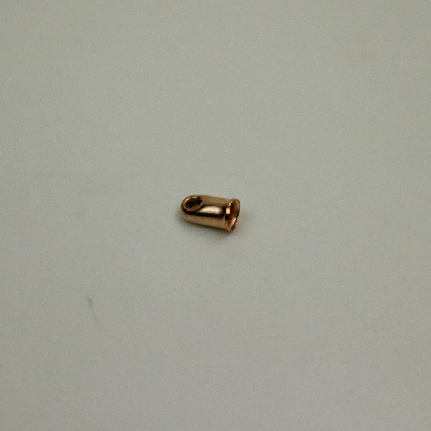 10 pcs of Pinky / Champagne Gold Plated Cord End Tips Cap for 2mm