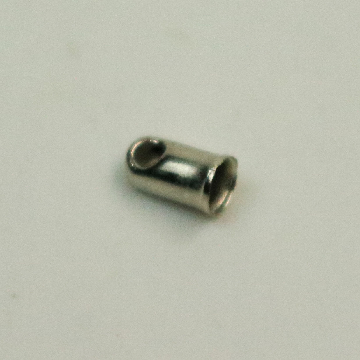 10 pcs of Rhodium Antique Silver Plated Cord End Tips Cap for 2mm