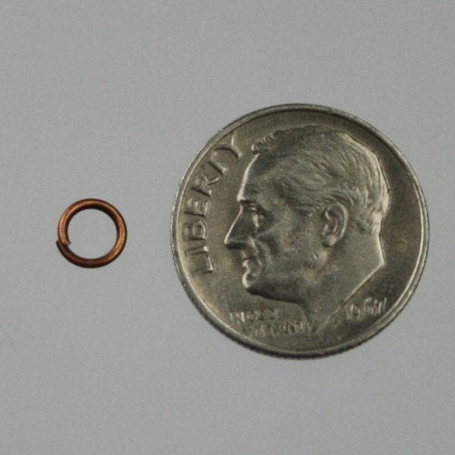 5mm Jump Rings, 500 Copper Jump Rings Open 5x0.7mm 21 Gauge 21G Bulk Jumprings Jump Rings Link Connector Open Jump Rings O Ring SALE