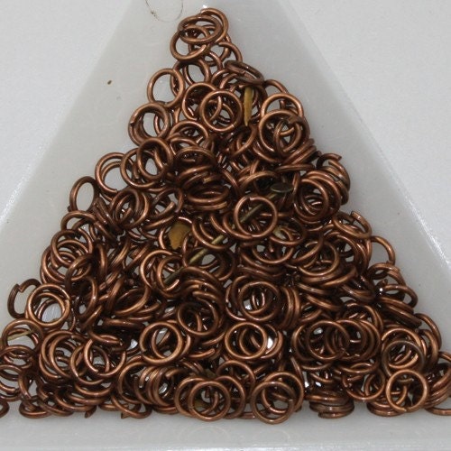 5mm Jump Rings, 500 Copper Jump Rings Open 5x0.7mm 21 Gauge 21G Bulk Jumprings Jump Rings Link Connector Open Jump Rings O Ring SALE
