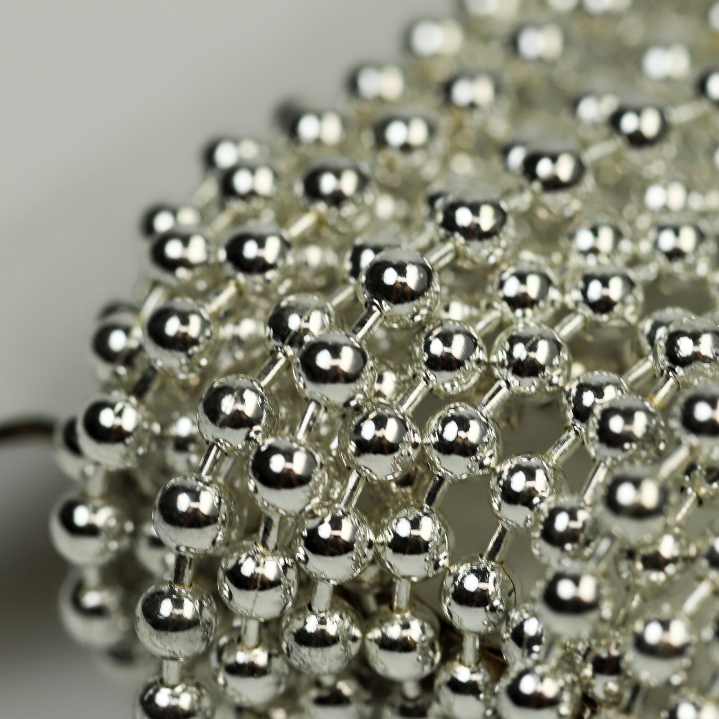 NEWnew 100 ft spool of Sterling Silver Plated BIG ball chain - 3.2mm - from California Bay Area USA - 32BALL