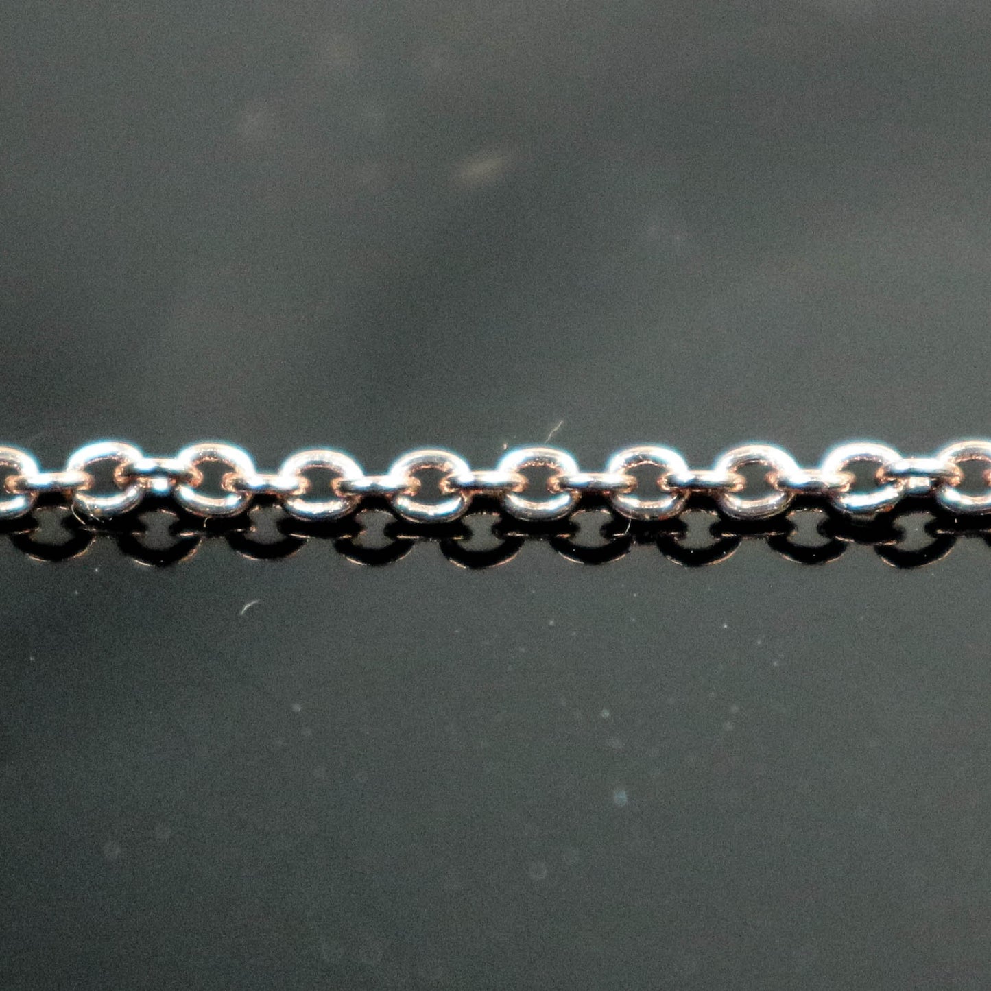 10 feet TARNISH Resistant Tarnish Free Anti Tarnished - ROSE Gold Plated Micro Flat Chain - 2mm 2x1.4mm SOLDER - little Soldered AT214F