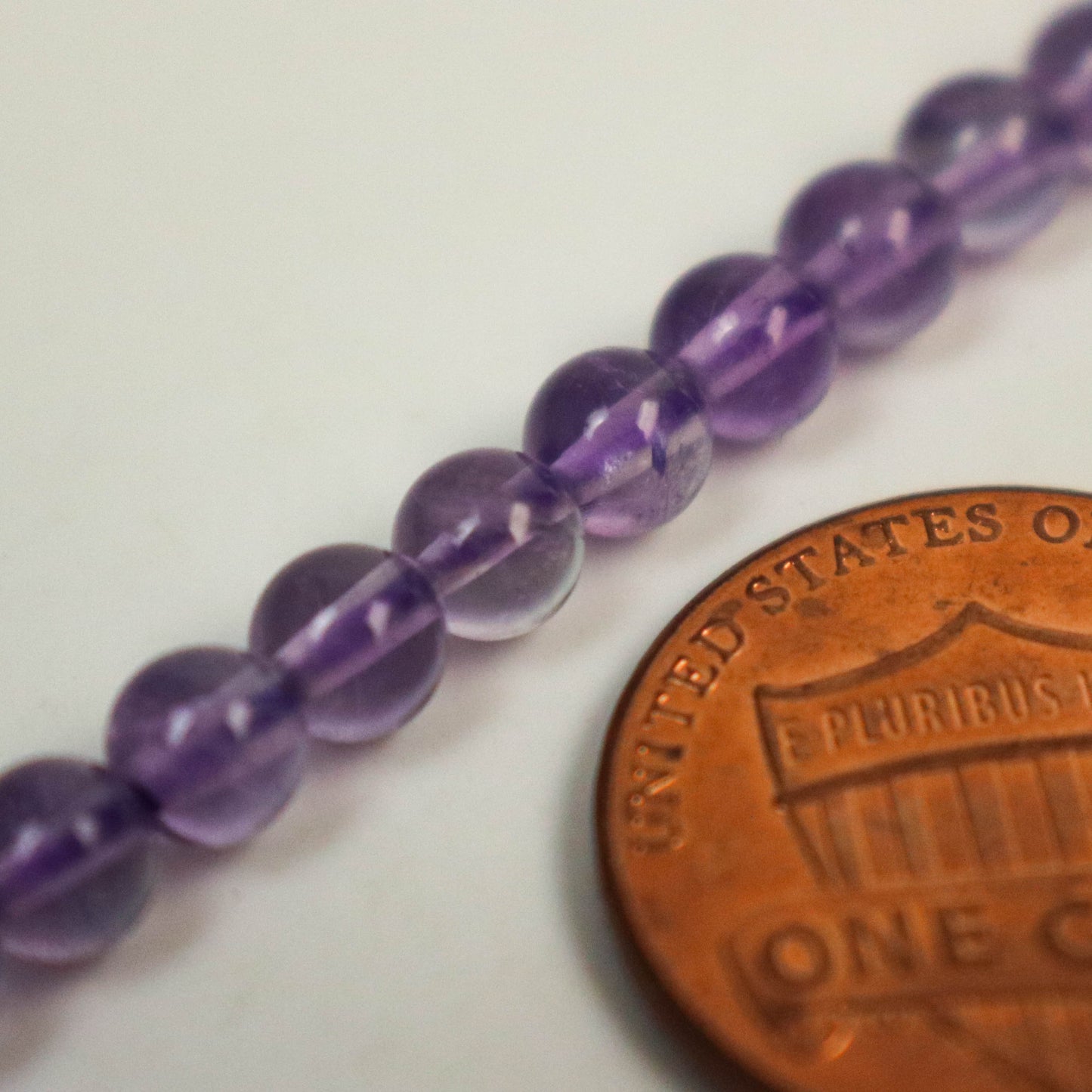 16 inch of Premium Quality A+ Natural Amethyst Beads Round - February BIRTHSTONE - 4.5 mm